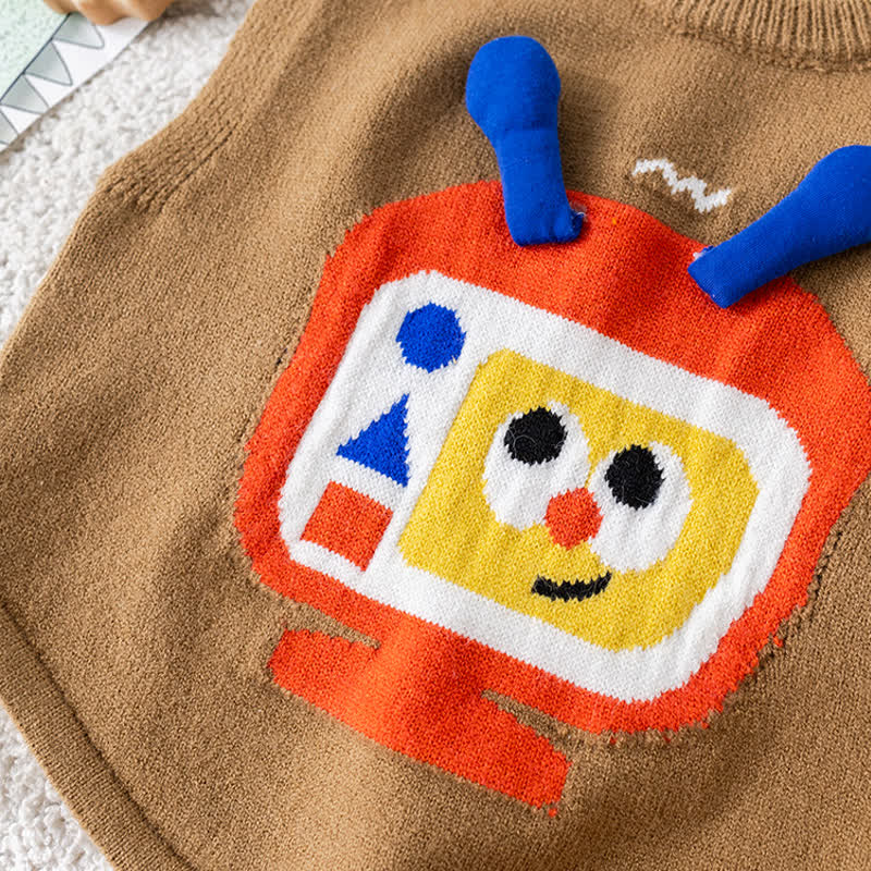 ベビー・幼児男の子用漫画柄重ねニット3点セット - image 10