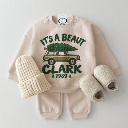 IT'S A BEAUT CLARK 1989ベビー スウェットシャツ 2点セット - ベージュ - 2～3歳 - image 2