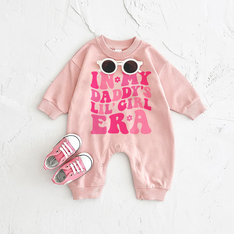 IN MY DADDY'S LIL' GIRL ERAベビーピンクのロンパース - ピンク - 2～3歳 - image 1