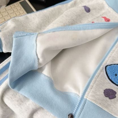 LUCKY DAY幼児用オーシャン刺繍入りトラックジャケット＆パンツセット - image 5