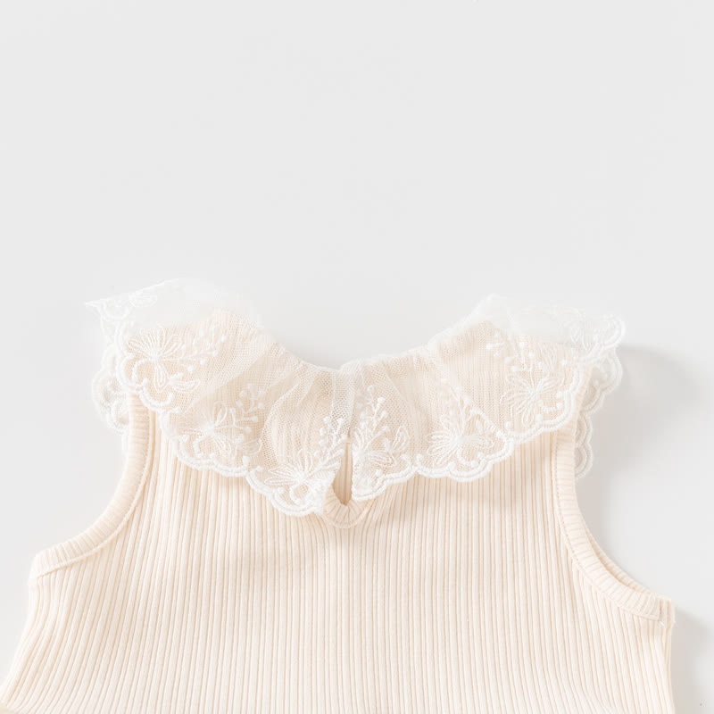 ベビーガール用レース襟リボンチュールDress - image 6