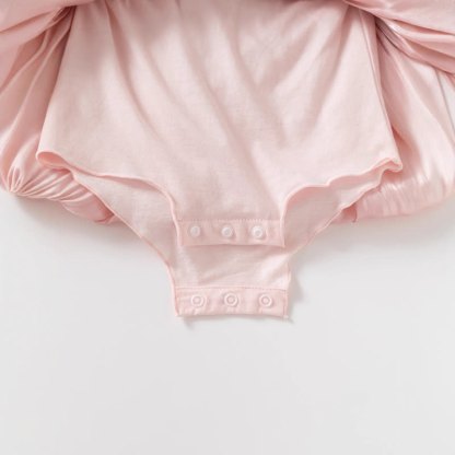 ベビーガールズ用リボン付きサテン長袖Dress - image 7