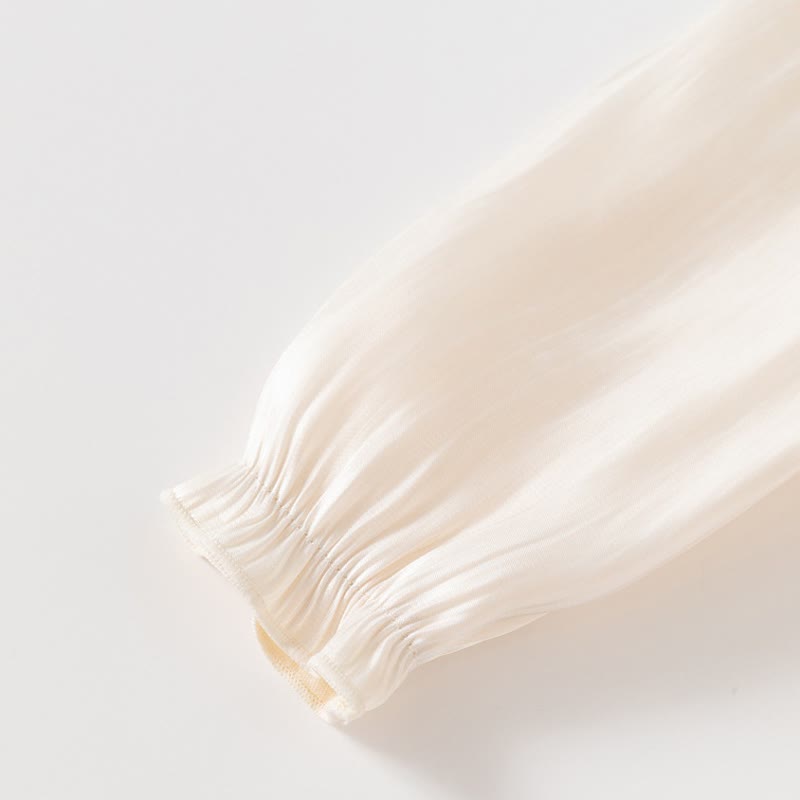 ベビーガールズ用リボン付きサテン長袖Dress - image 8