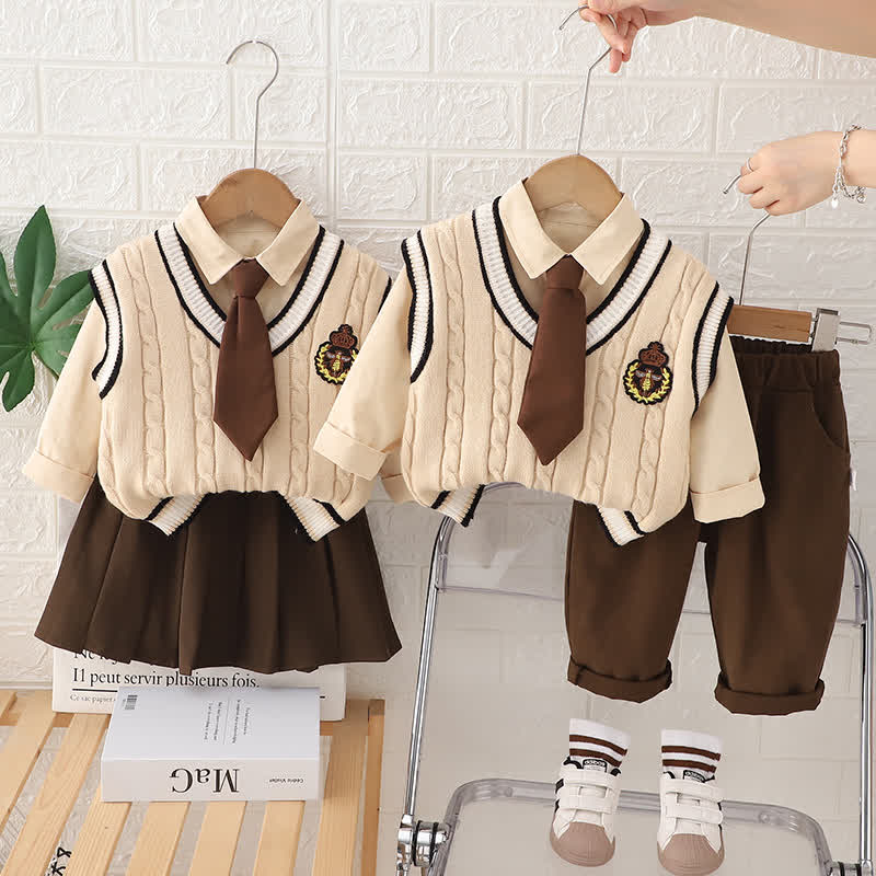 幼児用シャツとベストの3点セット - image 1