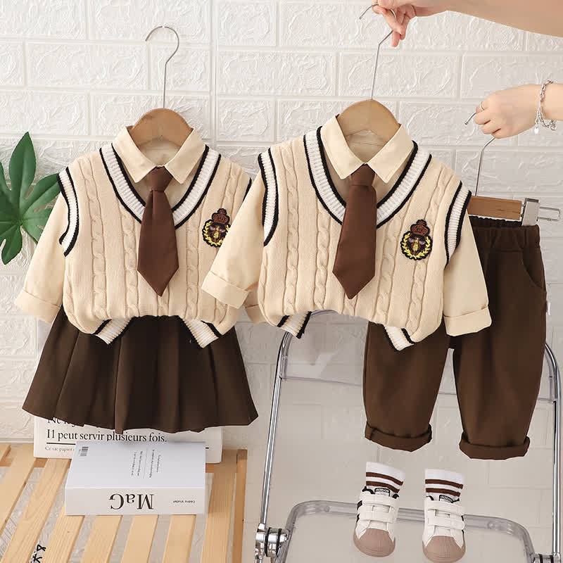 幼児用シャツとベストの3点セット - image 1