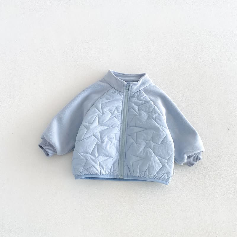 幼児男の子用星柄Quilted Jacketまたはパンツ - ブルージャケット - 6～7歳 - image 3