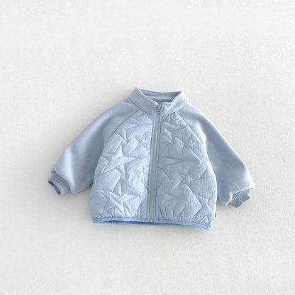 幼児男の子用星柄Quilted Jacketまたはパンツ - ブルージャケット - 6～7歳 - image 3