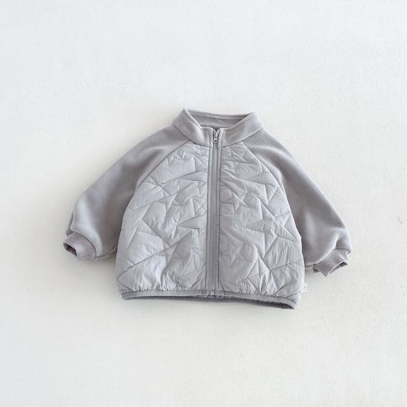 幼児男の子用星柄Quilted Jacketまたはパンツ - グレーのジャケット - 6～7歳 - image 4