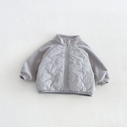 幼児男の子用星柄Quilted Jacketまたはパンツ - グレーのジャケット - 6～7歳 - image 4
