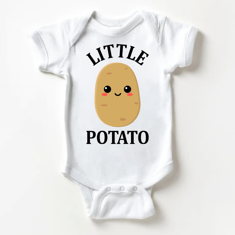 LITTLE POTATOベビースマイルポテト ホワイトボディスーツ - 白 - 18～24ヶ月 - image 1