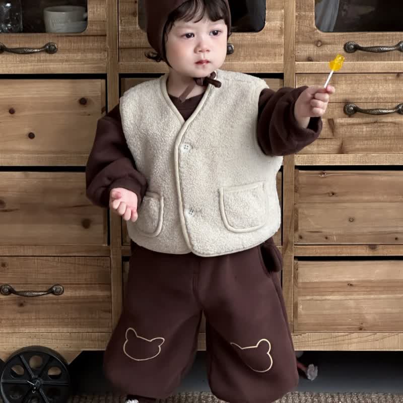 ベビー・幼児用コージーベアイヤーシェルパセット - image 5