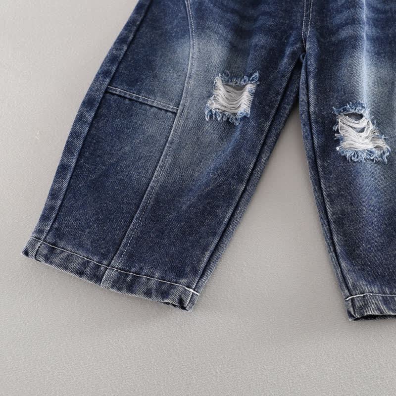 幼児男の子用コーデュロイジップジャケットとデニムジョガーパンツの3点セット - image 17