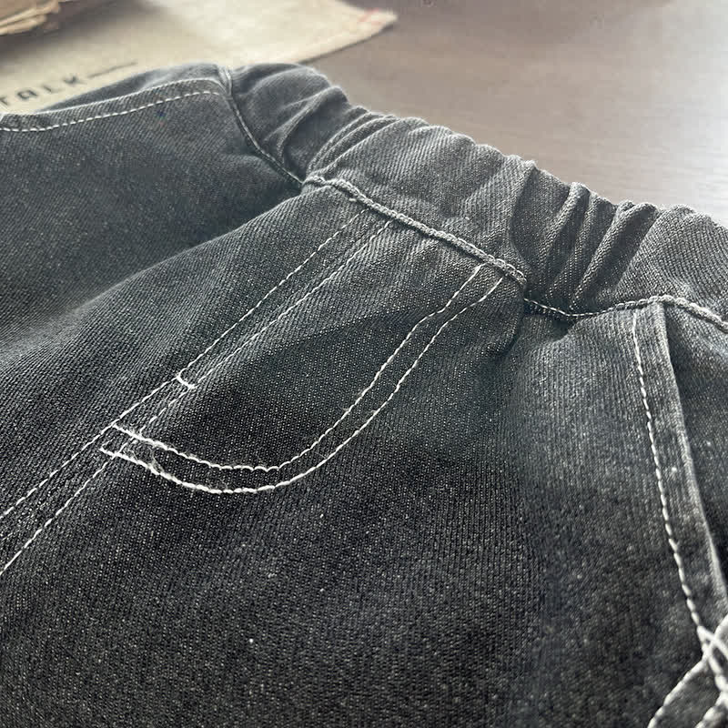 幼児男の子用チェック柄シャツとニットベストの3点セット - image 15