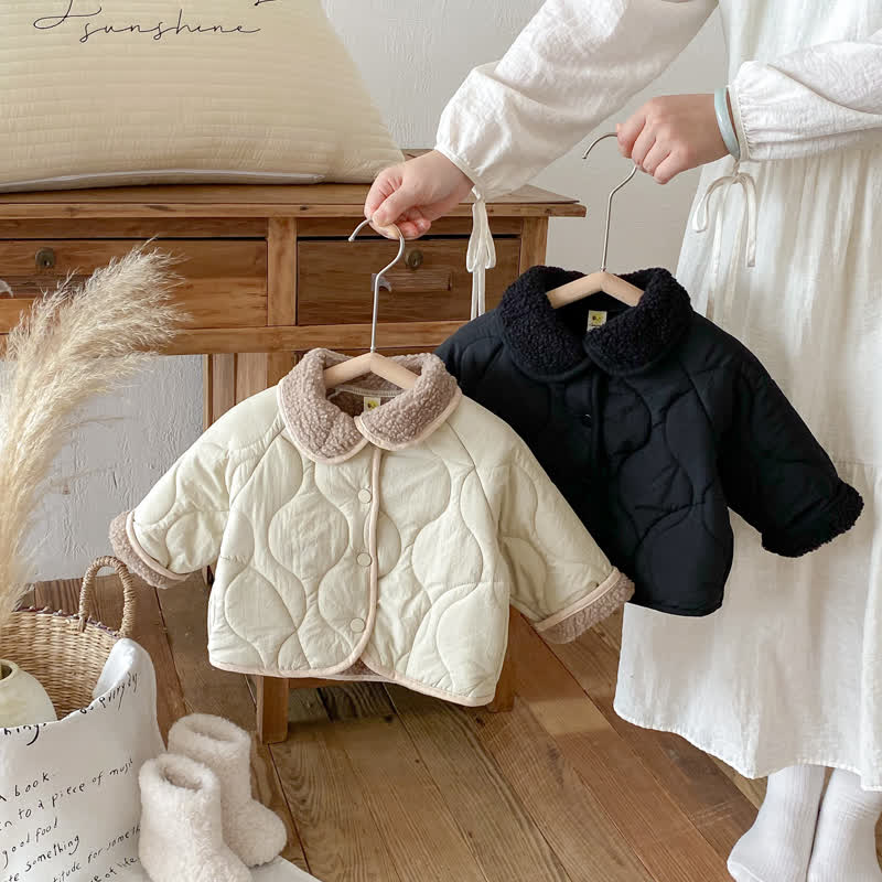 幼児用シェルパカラーQuilted Jacket - image 1