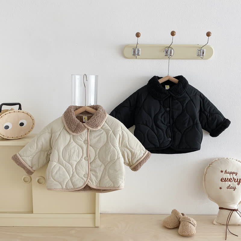 幼児用シェルパカラーQuilted Jacket - image 4