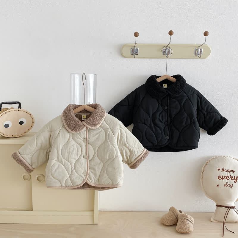 幼児用シェルパカラーQuilted Jacket - image 4