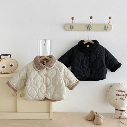 幼児用シェルパカラーQuilted Jacket - image 4