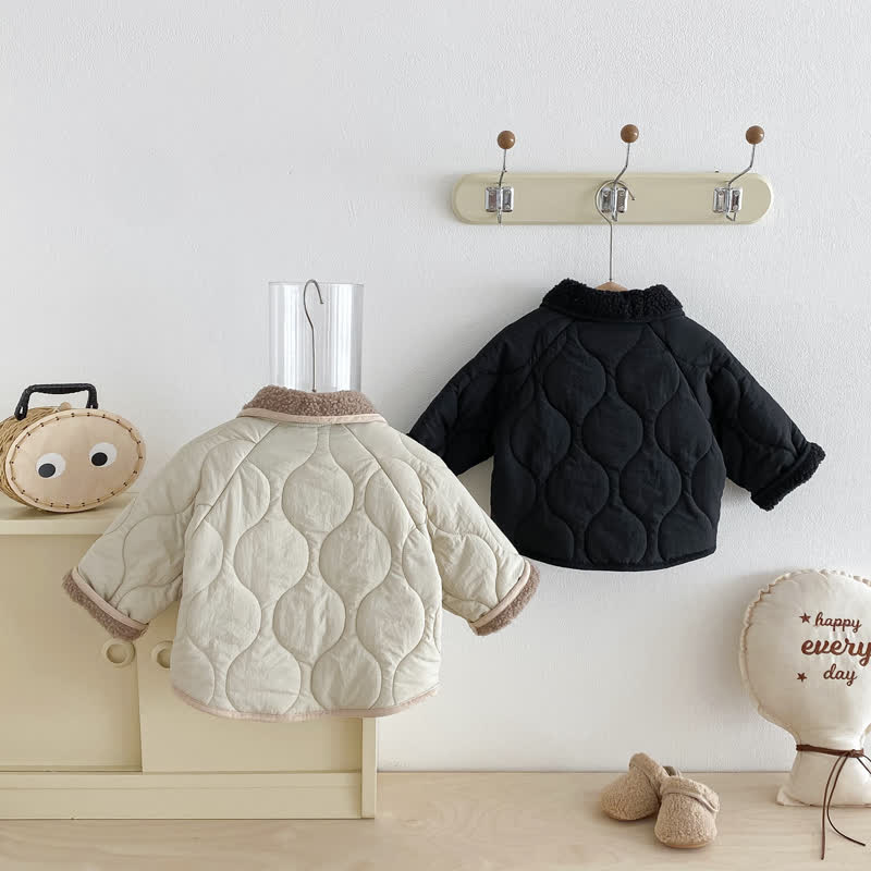 幼児用シェルパカラーQuilted Jacket - image 5