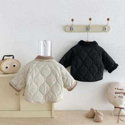 幼児用シェルパカラーQuilted Jacket - image 5