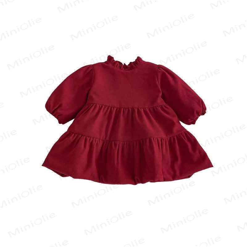 ベビー幼児用女の子向けクリスマスレッドDress、クリスマスベスト、雪だるまアウター、またはクリスマススウェットシャツ - image 5