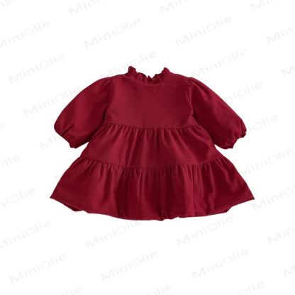 ベビー幼児用女の子向けクリスマスレッドDress、クリスマスベスト、雪だるまアウター、またはクリスマススウェットシャツ - image 5