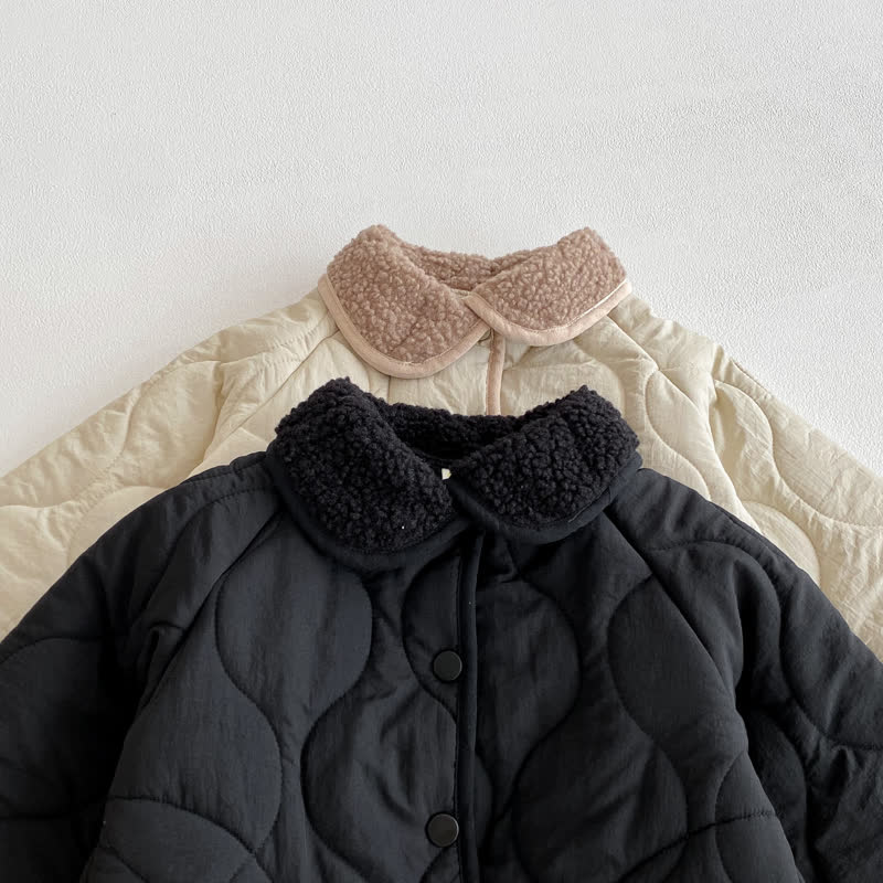 幼児用シェルパカラーQuilted Jacket - image 8