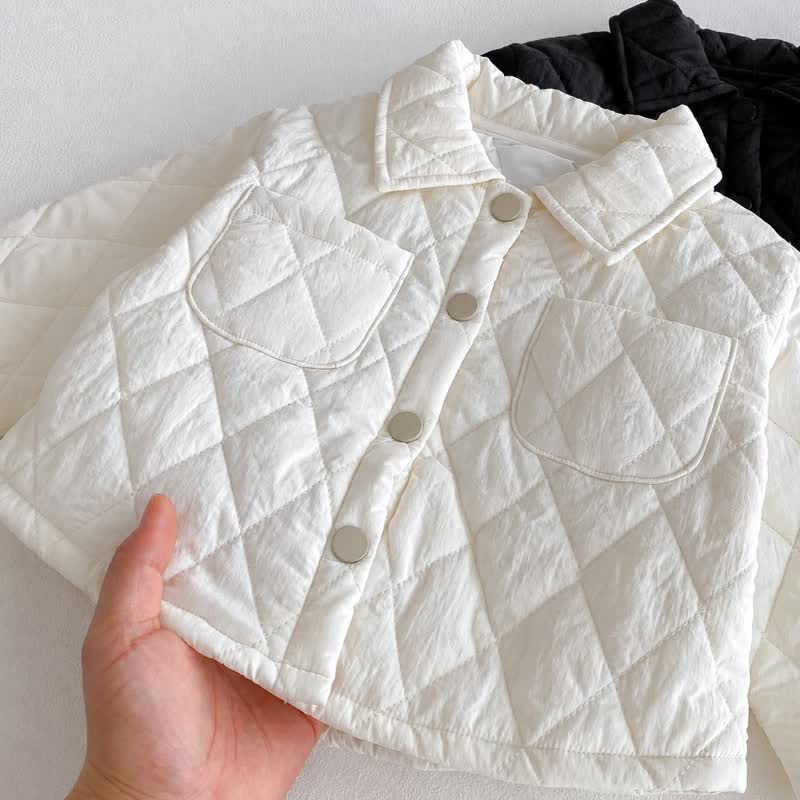 幼児用無地Quilted Jacket＆パンツ2点セット - image 6