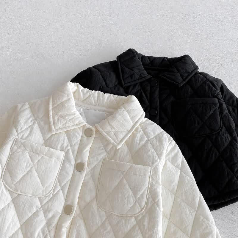 幼児用無地Quilted Jacket＆パンツ2点セット - image 5