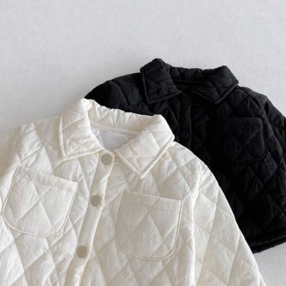 幼児用無地Quilted Jacket＆パンツ2点セット - image 5