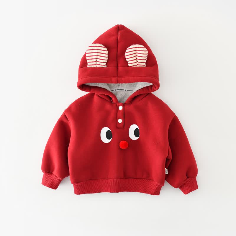 ベビーレッドアイズプリントフリースパーカーまたはコーデュロイパンツ - 赤 - 3～4歳 - image 2