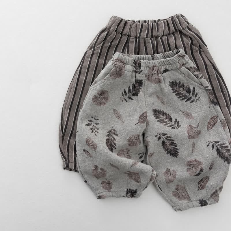 幼児男の子用ゆったりフィットハーレムパンツ - image 1