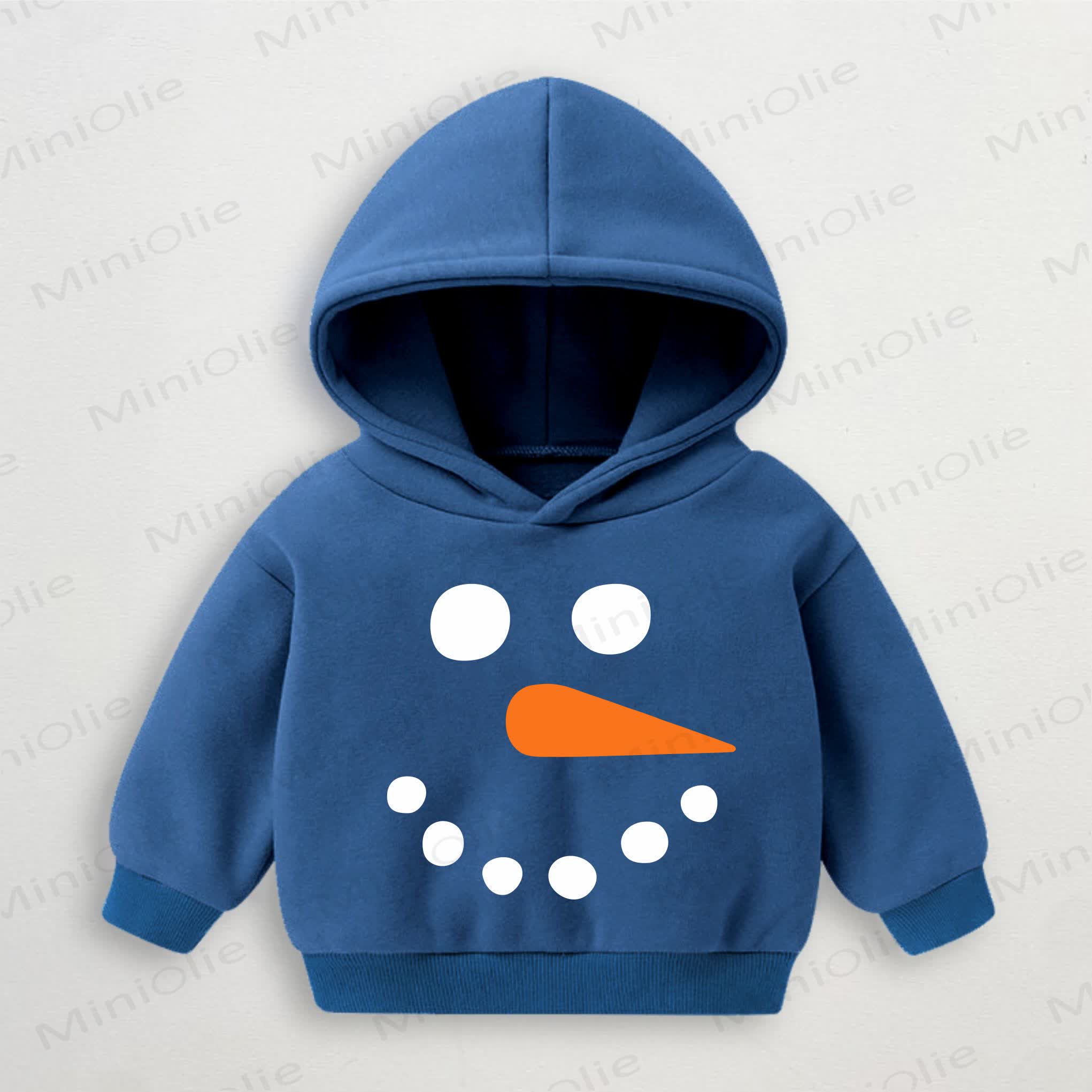 赤ちゃん・幼児用 雪だるま ハッピーフェイス ブルーパーカー - 青 - 3～5歳 - image 1