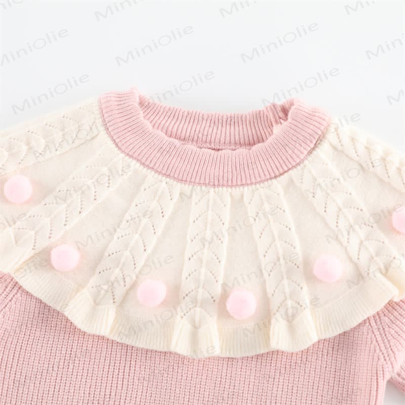 ベビー用フリル襟ロンパース（帽子付き） - image 7