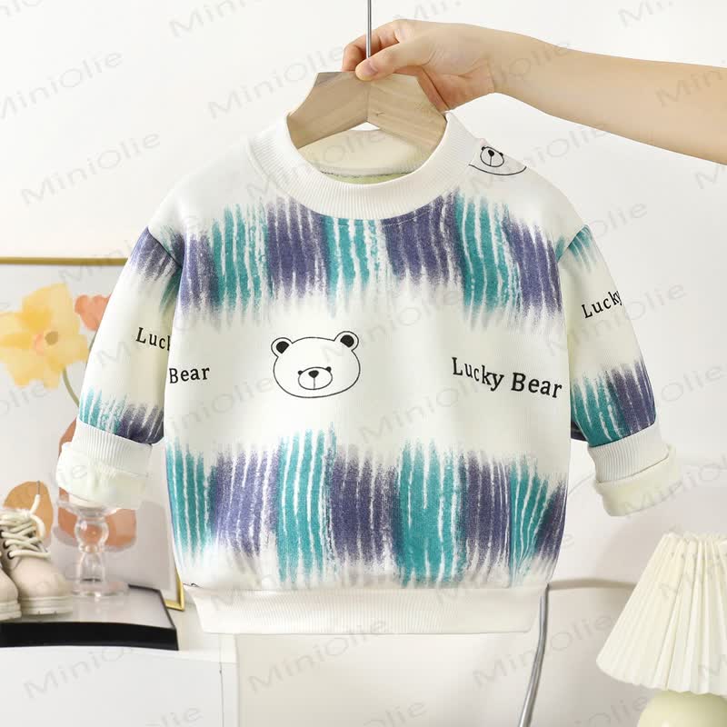 幼児用フリース製クリスマスクルーネックスウェットシャツ - ホワイトベア - 10-11歳 - image 7