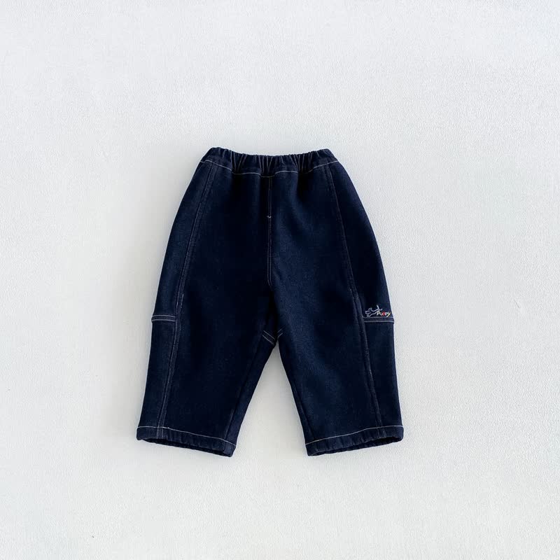 ベビー・幼児用 フリース素材のフード付きジャケットまたはジーンズ - 海軍 - 4～5歳 - image 4