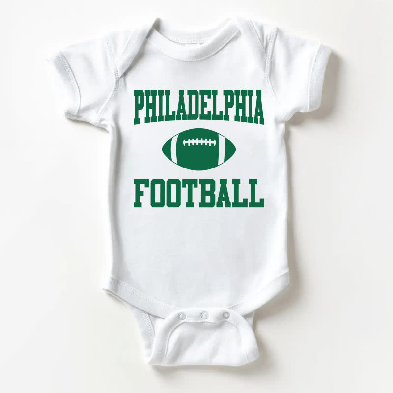 PHILADELPHIA FOOTBALL用ホワイトボディスーツ - 白 - 18～24ヶ月 - image 1