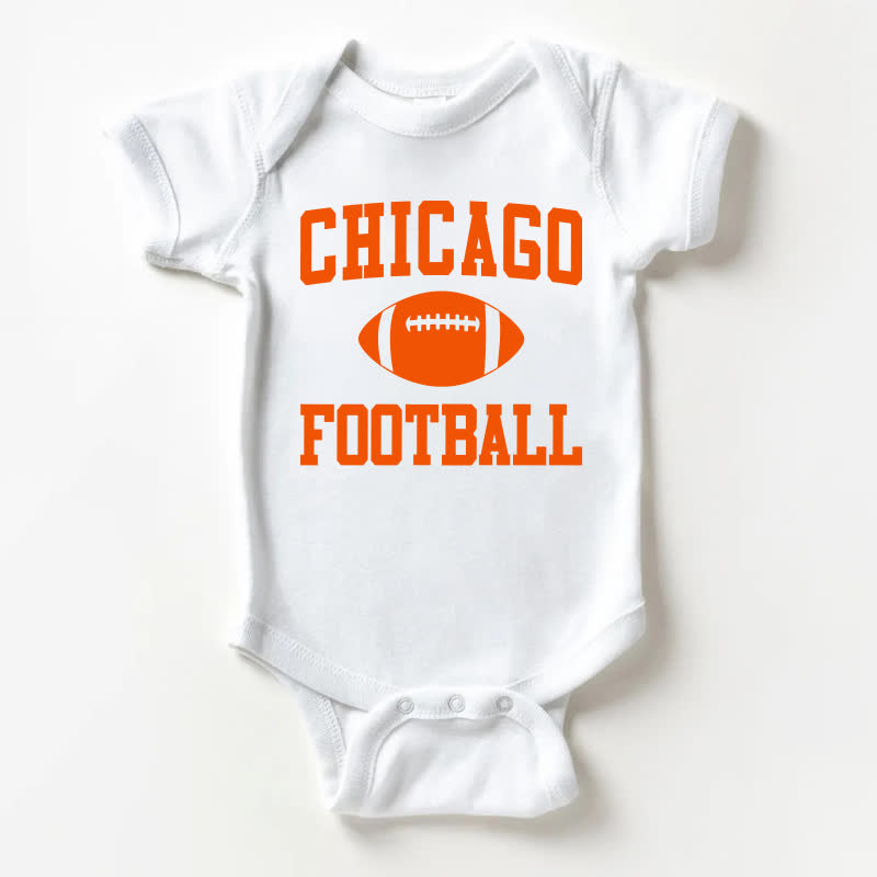 CHICAGO FOOTBALL用ホワイトボディスーツ - 白 - 18～24ヶ月 - image 1