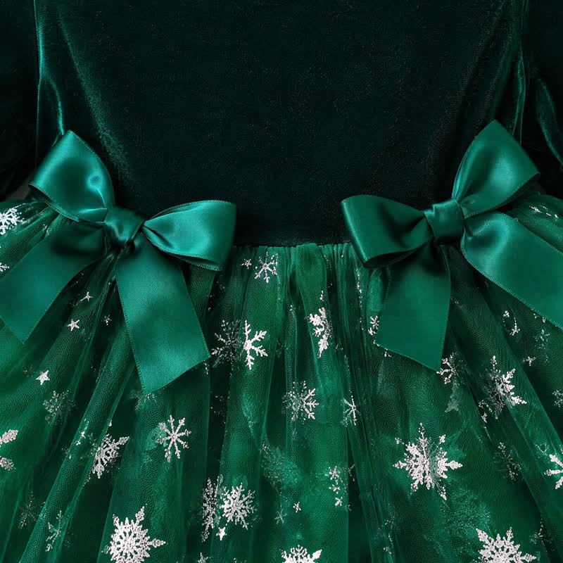 ベビー・幼児用女の子向けスノーフレークカラーチュールDressセット（ベレー帽付き） - image 11