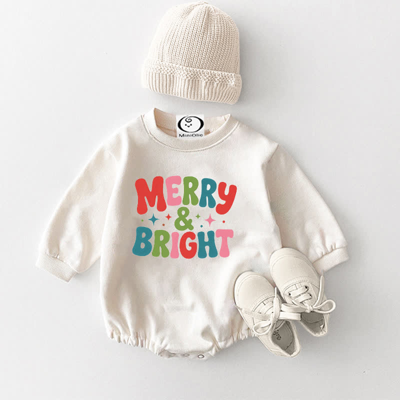 MERRY & BRIGHTホワイト ボディスーツ - 白 - 18～24ヶ月 - image 1