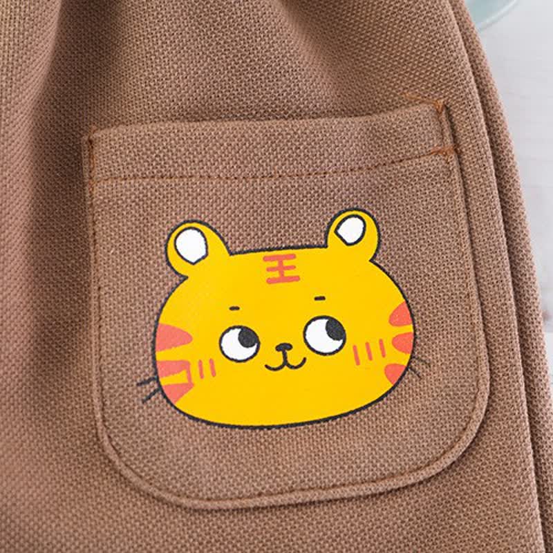 ベビー用漫画動物柄スウェットシャツとジョガーパンツのツーピースセット - image 14