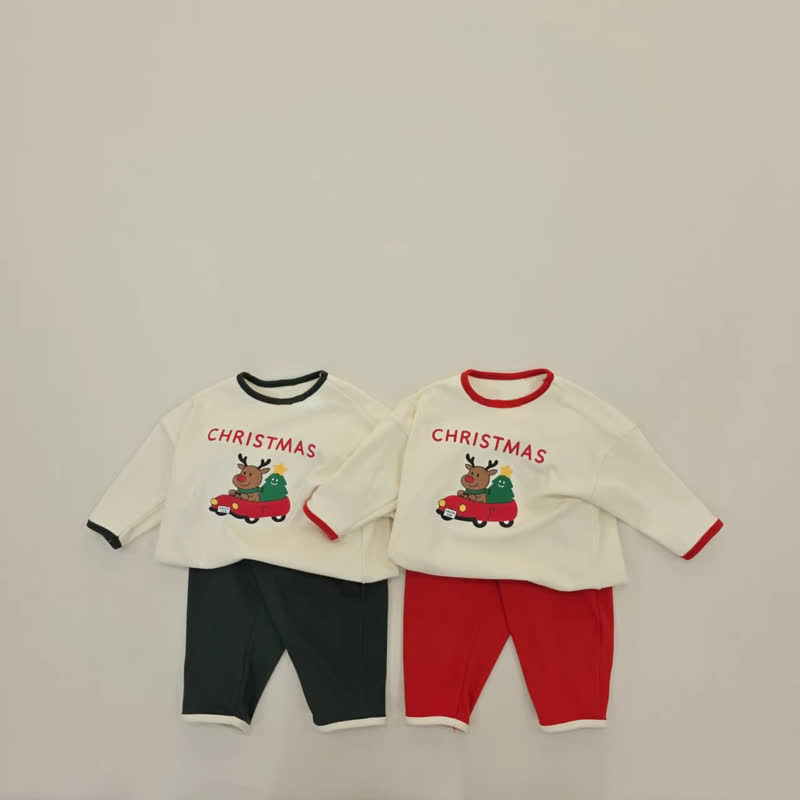 CHRISTMAS幼児用トナカイカー2点セット - image 1