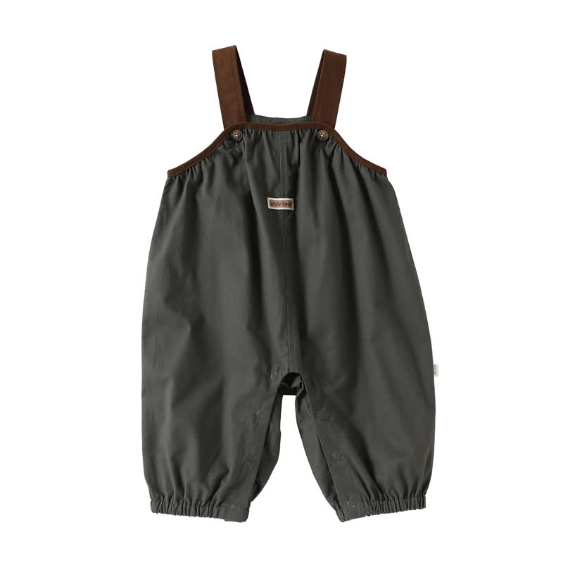 ベビー・幼児用バルーンレッグオーバーオールまたはストライプTシャツ - グレー - 2～3歳 - image 4