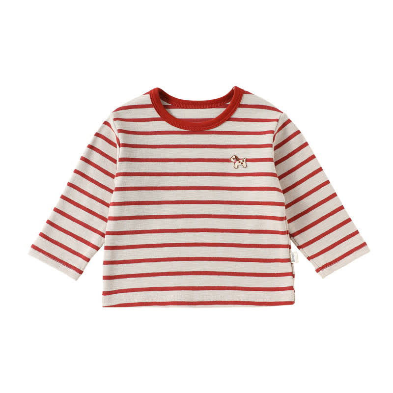 ベビー・幼児用バルーンレッグオーバーオールまたはストライプTシャツ - 赤 - 4～5歳 - image 7