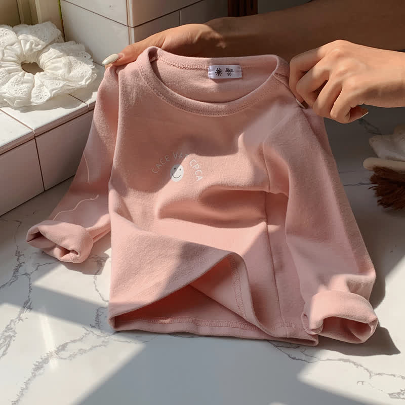 幼児用スマイリー柄長袖Tシャツ - ピンク - 10-11歳 - image 3
