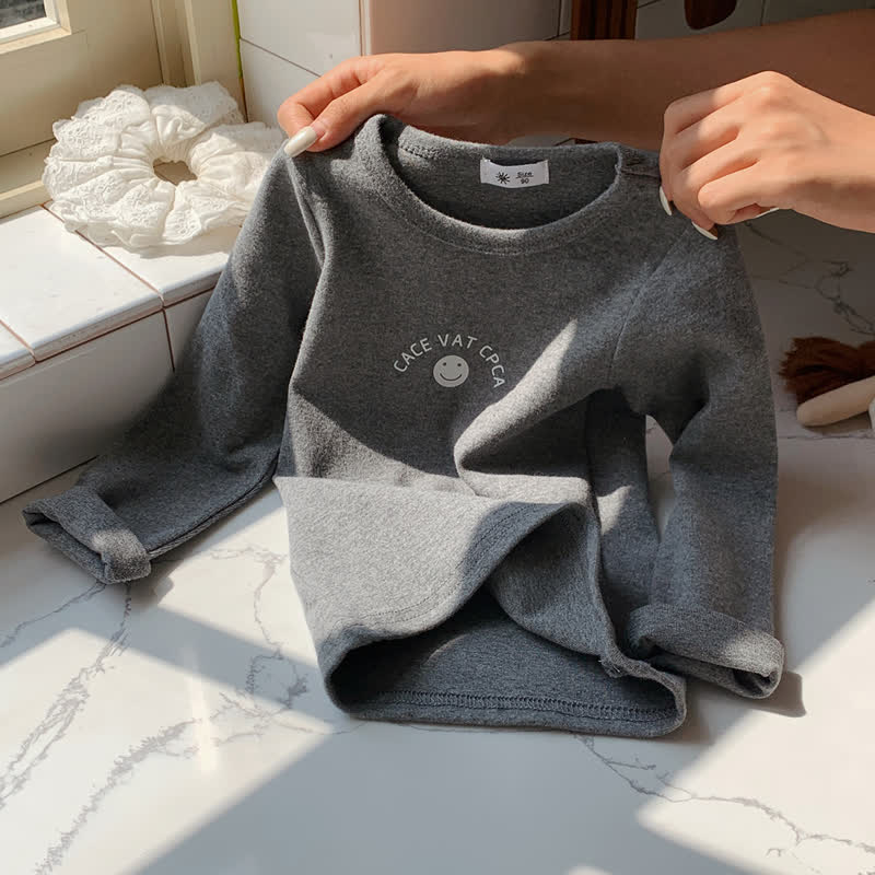 幼児用スマイリー柄長袖Tシャツ - ダークグレー - 10-11歳 - image 8