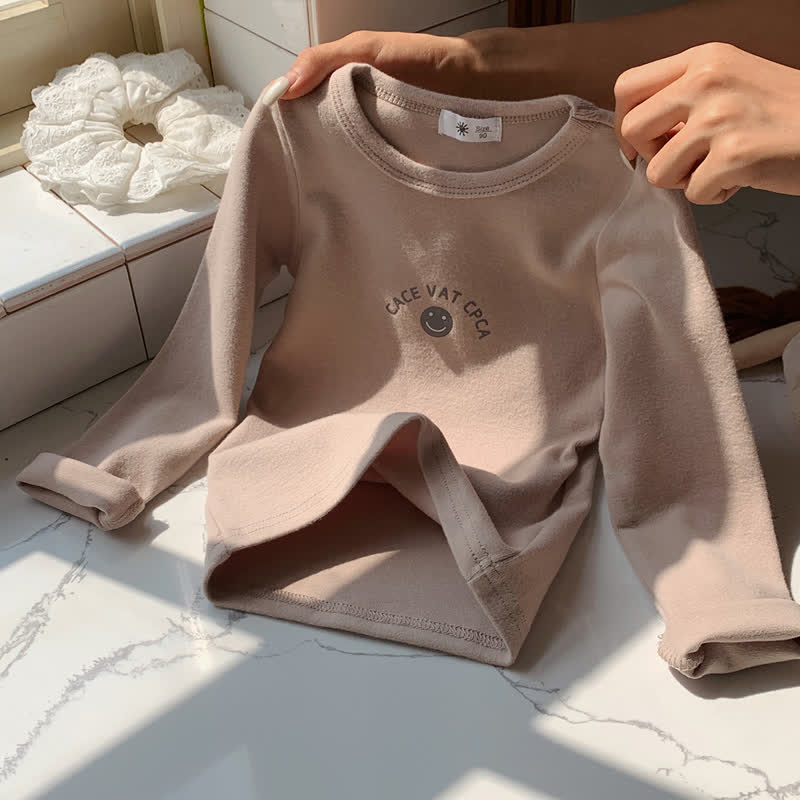 幼児用スマイリー柄長袖Tシャツ - 茶色 - 10-11歳 - image 9