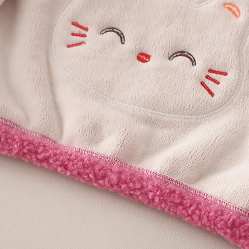 幼児用女の子向け猫柄シェルパジャケット＆パンツ3点セット（バッグ付き） - image 18