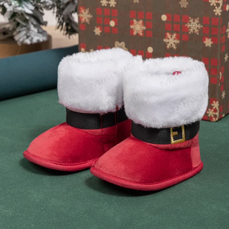 ベビー用クリスマスブーツ - 赤 - 12～18ヶ月 - image 1
