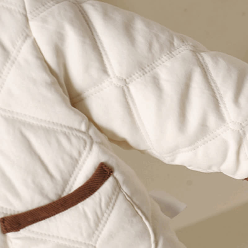幼児用クマ柄Quilted Jacket＆パンツセット - image 3