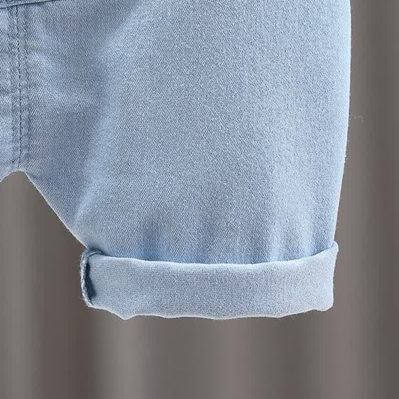 ベビー幼児用クマ柄ストライプTシャツ＆オーバーオール2点セット - image 9